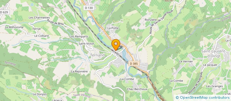 localisation de l'entreprise MONSIEUR FLORIAN ESCARPIT  TERNAND