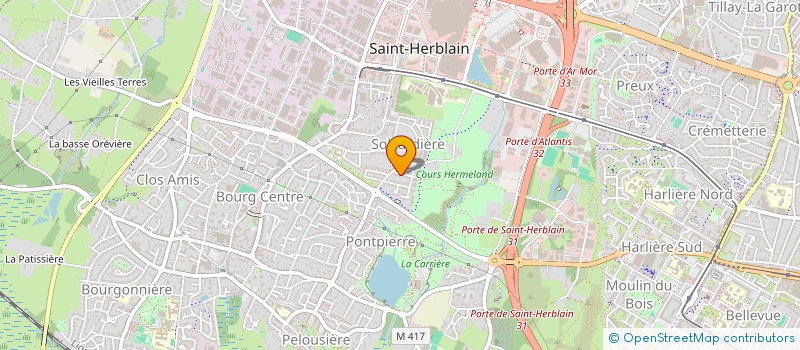 localisation de l'entreprise MONSIEUR FLORIAN ETIENNE  SAINT-HERBLAIN