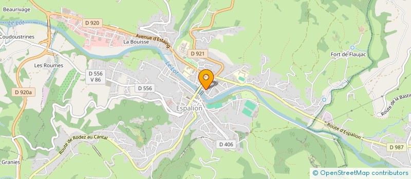 localisation de l'entreprise MONSIEUR FLORIAN FABRE  ESPALION