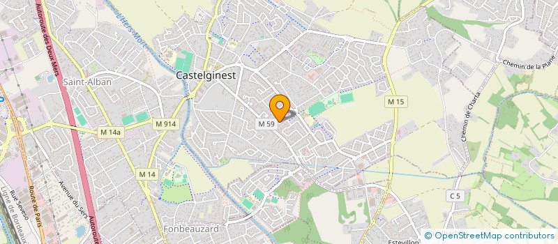 localisation de l'entreprise MONSIEUR FLORIAN FAGEGALTIER  CASTELGINEST