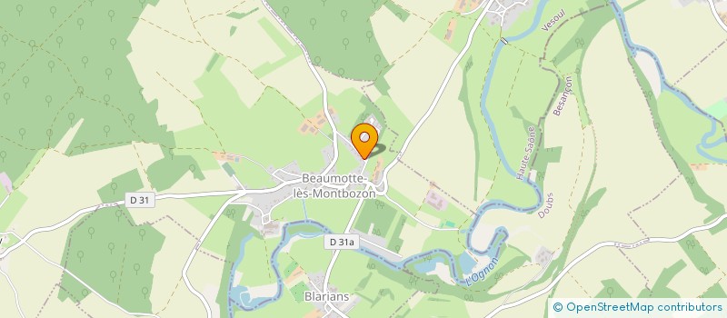 localisation de l'entreprise MONSIEUR FLORIAN FARGUES  BEAUMOTTE-AUBERTANS