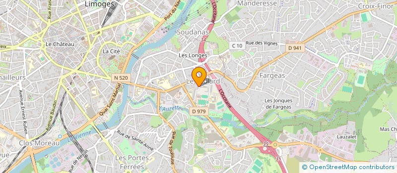 localisation de l'entreprise MONSIEUR FLORIAN FARLOT à LIMOGES