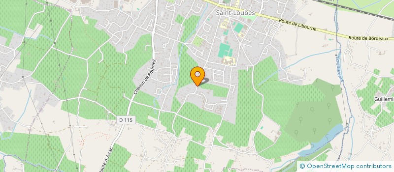 localisation de l'entreprise MONSIEUR FLORIAN FAUCOUNEAU à SAINT-LOUBES