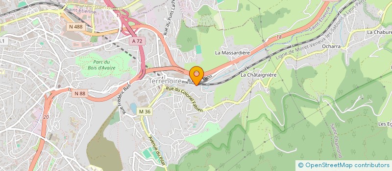 localisation de l'entreprise MONSIEUR FLORIAN FAURE à SAINT-ETIENNE