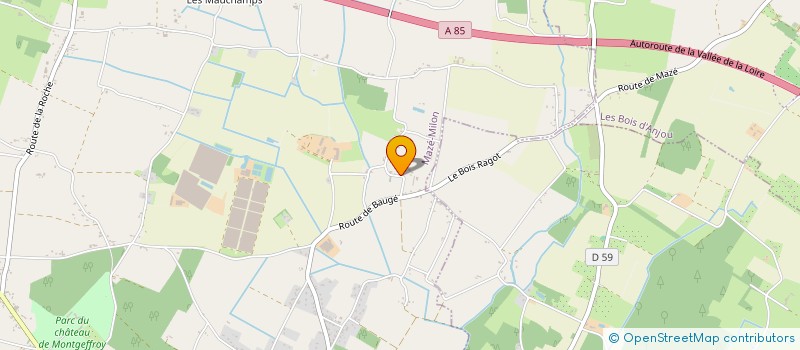 localisation de l'entreprise MONSIEUR FLORIAN FERCHAUD  MAZE-MILON