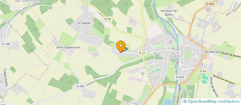 localisation de l'entreprise MONSIEUR FLORIAN FERCOQ  RUGLES