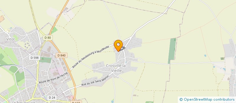 localisation de l'entreprise MONSIEUR FLORIAN FERE  CROSVILLE-LA-VIEILLE