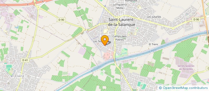 localisation de l'entreprise MONSIEUR FLORIAN FEREZ  SAINT-LAURENT-DE-LA-SALANQUE