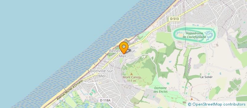 localisation de l'entreprise MONSIEUR FLORIAN FERNANDEZ  BENERVILLE-SUR-MER