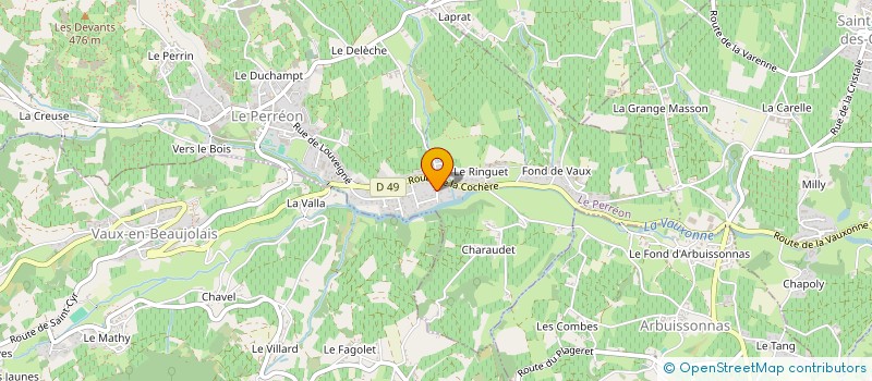 localisation de l'entreprise MONSIEUR FLORIAN FERREIRA  LE PERREON