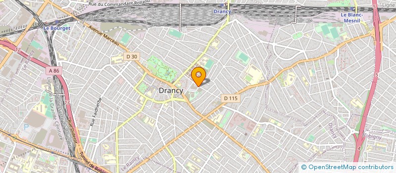 localisation de l'entreprise MONSIEUR FLORIAN FERRY à DRANCY