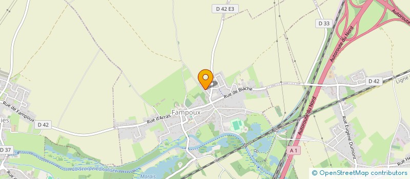 localisation de l'entreprise MONSIEUR FLORIAN FLAK  FAMPOUX