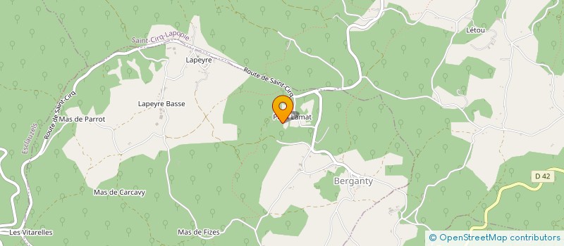 localisation de l'entreprise MONSIEUR FLORIAN FOISSAC  VILLESEQUE