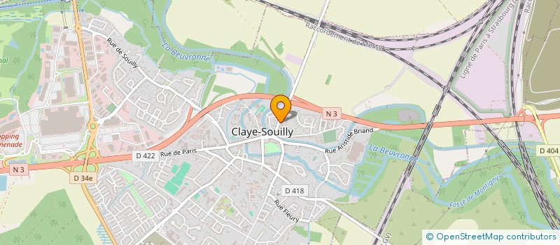 localisation de l'entreprise MONSIEUR FLORIAN FOMOA  CLAYE-SOUILLY