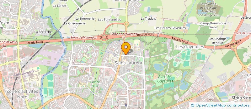 localisation de l'entreprise MONSIEUR FLORIAN FONDIN  RENNES