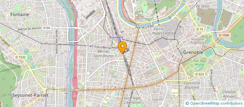 localisation de l'entreprise MONSIEUR FLORIAN FONTANEL  GRENOBLE