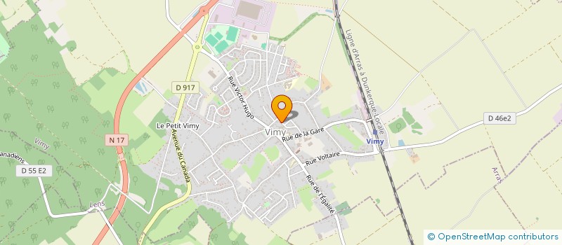 localisation de l'entreprise MONSIEUR FLORIAN FORNETRAN à VIMY