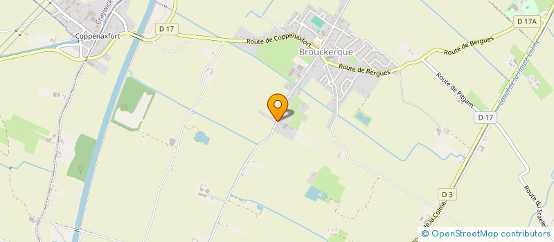localisation de l'entreprise MONSIEUR FLORIAN FOSSAERT  BROUCKERQUE