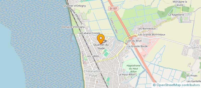 localisation de l'entreprise MONSIEUR FLORIAN FOUCAULT à CHATELAILLON-PLAGE