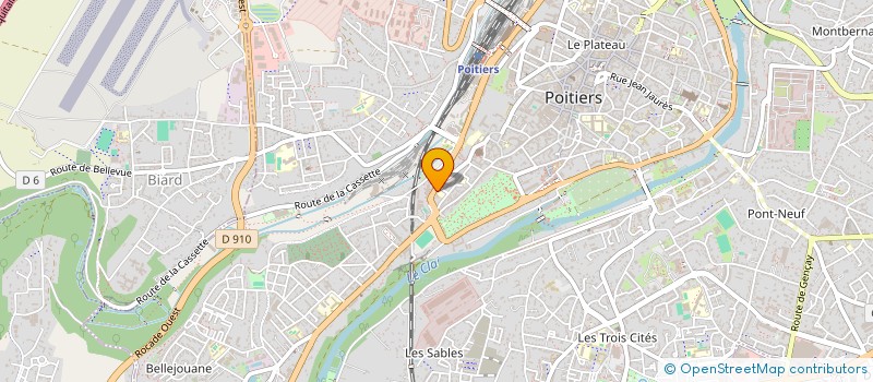 localisation de l'entreprise MONSIEUR FLORIAN FOUCHER à POITIERS
