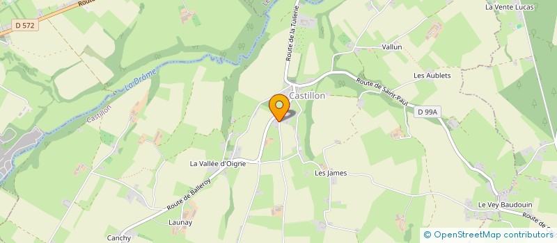 localisation de l'entreprise MONSIEUR FLORIAN FOUREY  CASTILLON