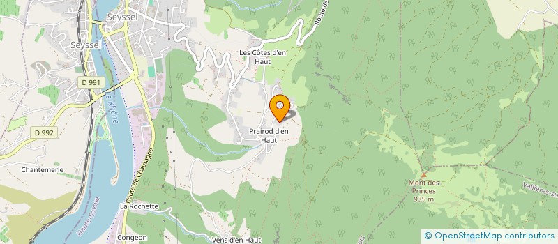 localisation de l'entreprise MONSIEUR FLORIAN FRANCOIS  SEYSSEL