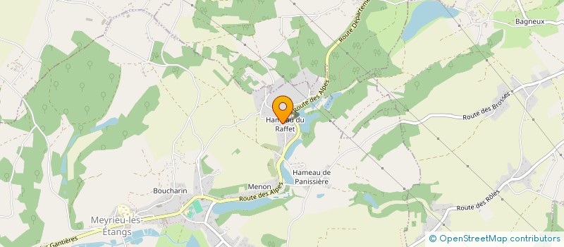 localisation de l'entreprise MONSIEUR FLORIAN FRANCOIS-BRAZIER  MEYRIEU-LES-ETANGS