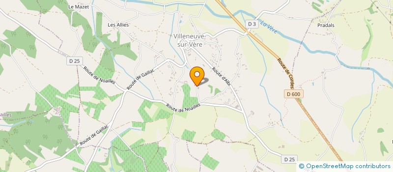 localisation de l'entreprise MONSIEUR FLORIAN FRAYSSE  VILLENEUVE-SUR-VERE