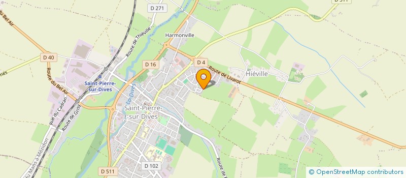 localisation de l'entreprise MONSIEUR FLORIAN FRIGOUT  SAINT-PIERRE-EN-AUGE