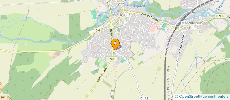 localisation de l'entreprise MONSIEUR FLORIAN FROSSARD  IS-SUR-TILLE