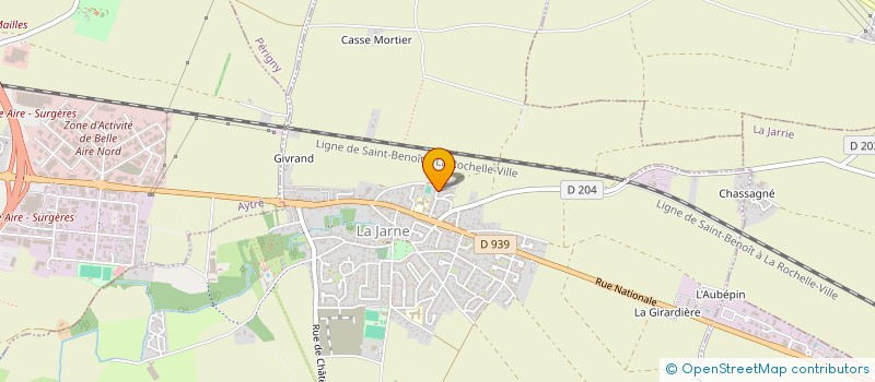 localisation de l'entreprise MONSIEUR FLORIAN FROUIN  LA JARNE