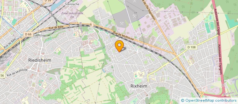 localisation de l'entreprise MONSIEUR FLORIAN FUCHS  RIXHEIM