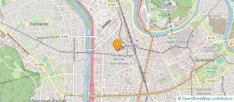 localisation de l'entreprise MONSIEUR FLORIAN GALLET  GRENOBLE