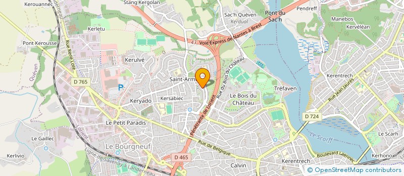 localisation de l'entreprise MONSIEUR FLORIAN GALLOU  LORIENT