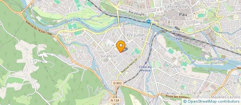 localisation de l'entreprise MONSIEUR FLORIAN GANCEL  JURANCON