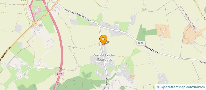 localisation de l'entreprise MONSIEUR FLORIAN GANEE  SAINT-ELOI-DE-FOURQUES