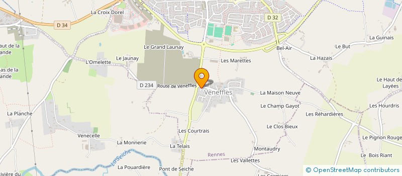 localisation de l'entreprise MONSIEUR FLORIAN GAUDIN  CHATEAUGIRON