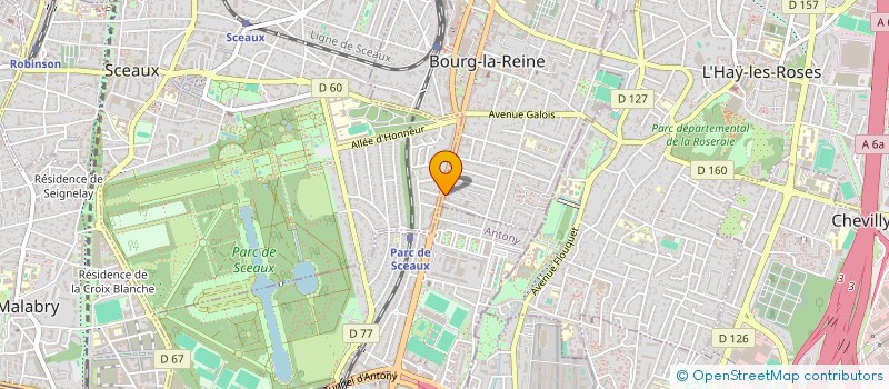 localisation de l'entreprise MONSIEUR FLORIAN GAUDRY à BOURG-LA-REINE