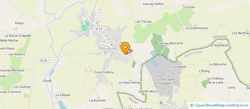 localisation de l'entreprise MONSIEUR FLORIAN GAULTIER  PLOUASNE