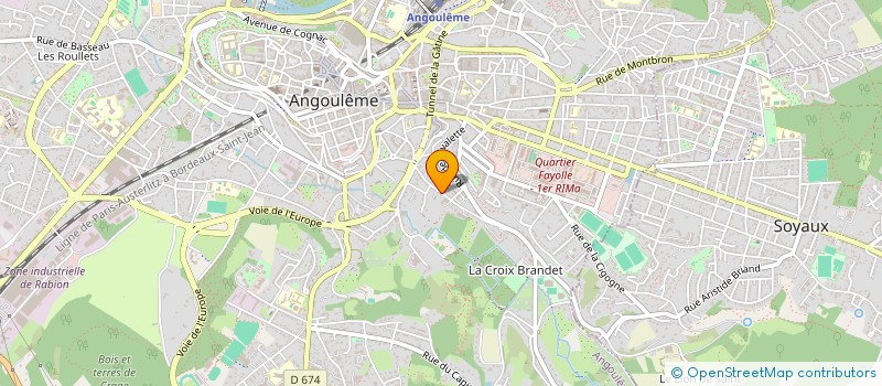 localisation de l'entreprise MONSIEUR FLORIAN GAUNEAU à ANGOULEME