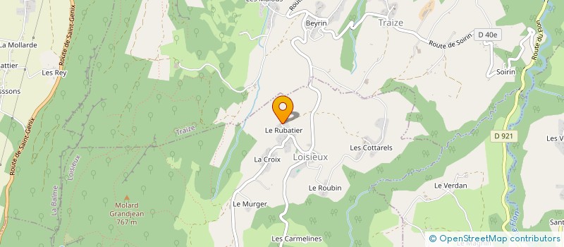 localisation de l'entreprise MONSIEUR FLORIAN GAUVIN à YENNE