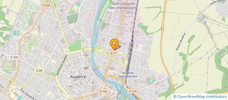 localisation de l'entreprise MONSIEUR FLORIAN GAVRA à AUXERRE