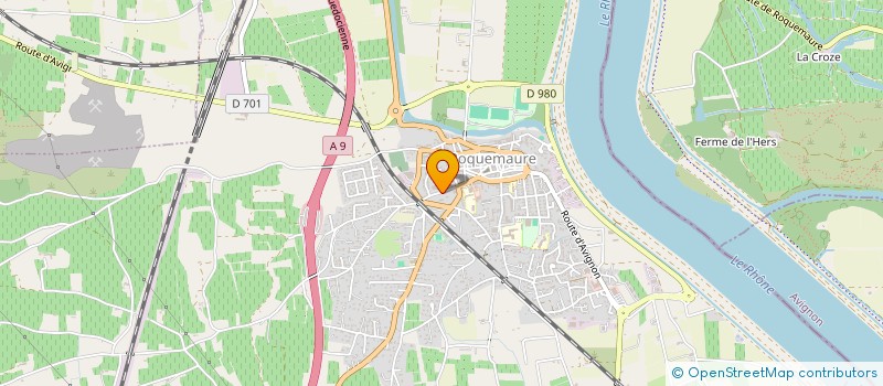 localisation de l'entreprise MONSIEUR FLORIAN GAZAN  ROQUEMAURE