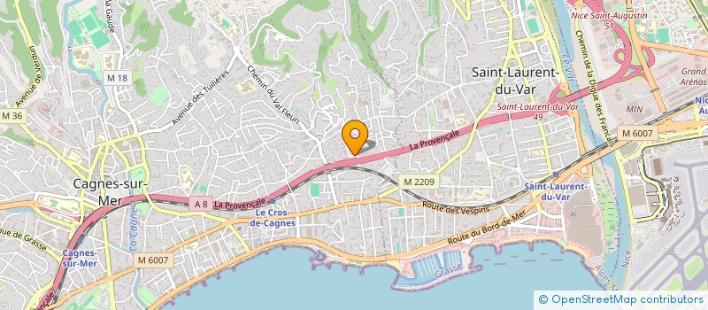 localisation de l'entreprise MONSIEUR FLORIAN GAZIANO à CAGNES-SUR-MER