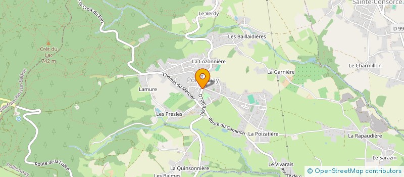 localisation de l'entreprise MONSIEUR FLORIAN GELIN à POLLIONNAY