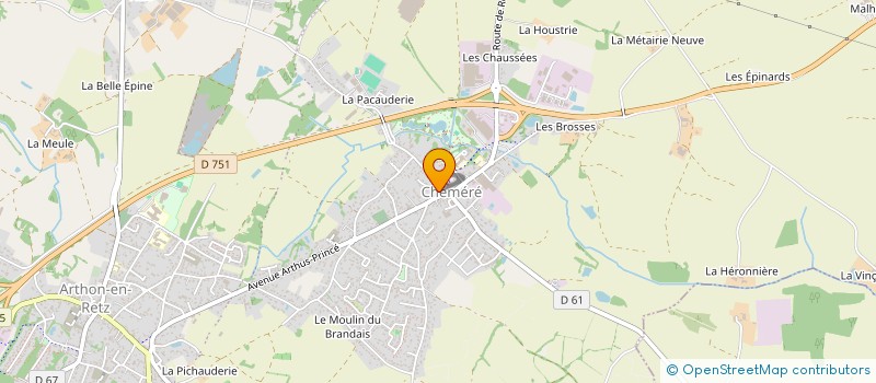 localisation de l'entreprise MONSIEUR FLORIAN GEOFFROY  CHAUMES-EN-RETZ