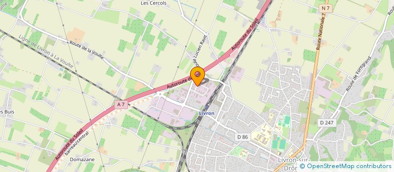 localisation de l'entreprise MONSIEUR FLORIAN GERVY  LIVRON-SUR-DROME