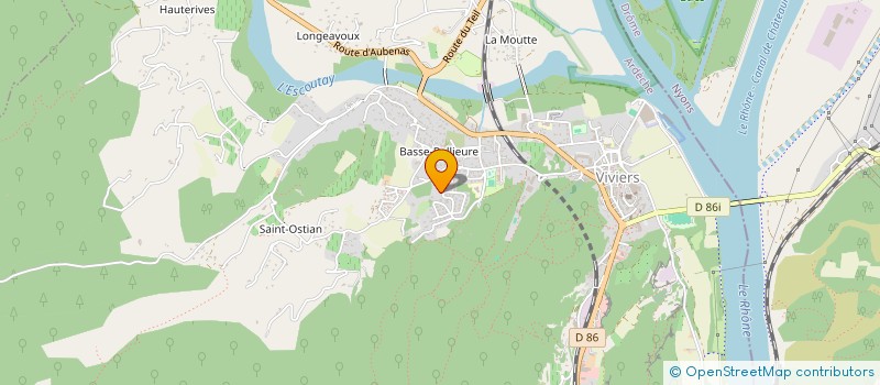 localisation de l'entreprise MONSIEUR FLORIAN GIAVARINI  VIVIERS