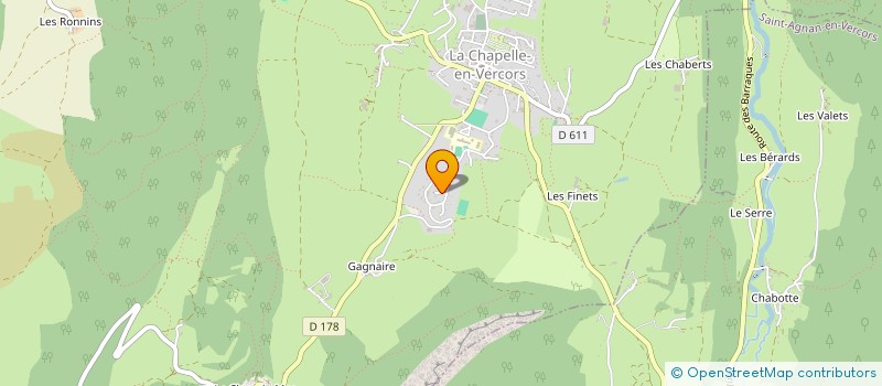 localisation de l'entreprise MONSIEUR FLORIAN GILLET à LA CHAPELLE-EN-VERCORS