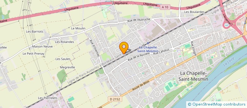 localisation de l'entreprise MONSIEUR FLORIAN GIMONET  LA CHAPELLE-SAINT-MESMIN